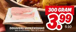 Dekamarkt Dekavers varkenshaas aanbieding