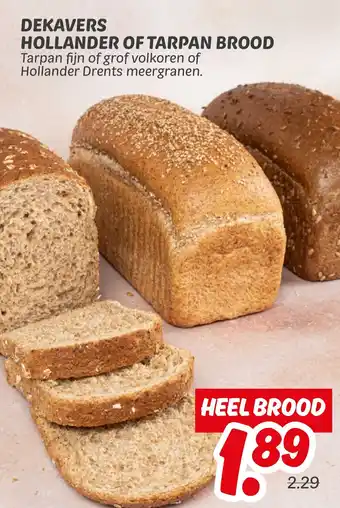 Dekamarkt Dekavers hollander of tarpan brood aanbieding