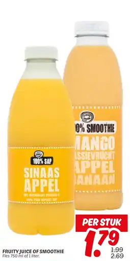 Dekamarkt Fruity juice of smoothie aanbieding