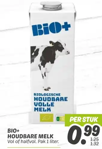 Dekamarkt Bio+ houdbare melk aanbieding