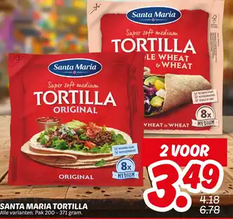 Dekamarkt Santa maria tortilla aanbieding