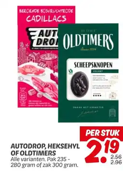 Dekamarkt Autodrop, heksehyl of oldtimers aanbieding