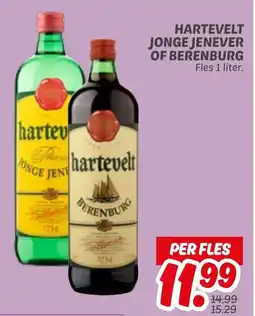 Dekamarkt Hartevelt jonge jenever of berenburg aanbieding