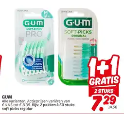 Dekamarkt GUM aanbieding