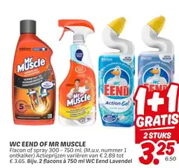 Dekamarkt Wc eend of mr muscle aanbieding