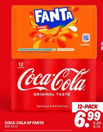 Dekamarkt Coca-cola of fanta aanbieding