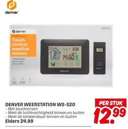 Dekamarkt Denver weerstation WS-520 aanbieding