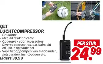 Dekamarkt OLT Luchtcompressor aanbieding