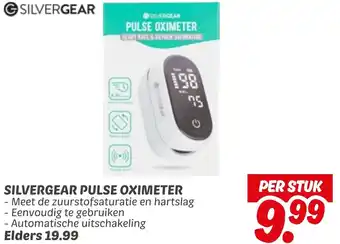 Dekamarkt Silvergear pulse oximeter aanbieding