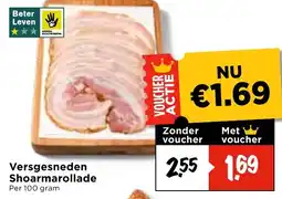 Vomar Voordeelmarkt Versgesneden Shoarmarollade aanbieding