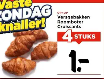 Vomar Voordeelmarkt Versgebakken Roomboter Croissants aanbieding