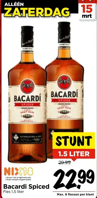 Vomar Voordeelmarkt Bacardi Spiced aanbieding