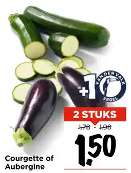 Vomar Voordeelmarkt Courgette of Aubergine aanbieding