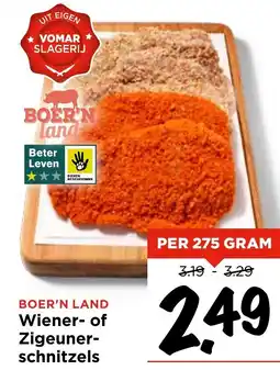 Vomar Voordeelmarkt Wiener of Zigeuner schnitzels aanbieding