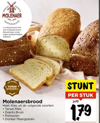 Vomar Voordeelmarkt Molenaersbrood aanbieding