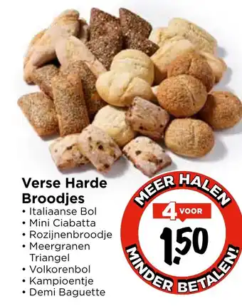 Vomar Voordeelmarkt Verse Harde Broodjes aanbieding