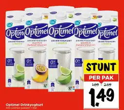 Vomar Voordeelmarkt Optimel Drinkyoghurt aanbieding