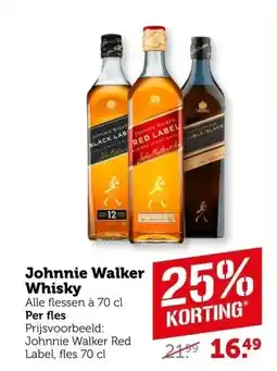 Coop Johnnie Walker Whisky aanbieding