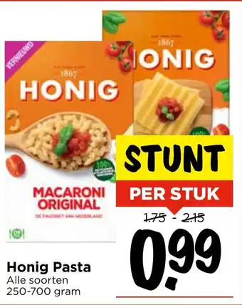 Vomar Voordeelmarkt Honig Pasta aanbieding