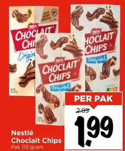 Vomar Voordeelmarkt Nestlé Choclait Chips aanbieding