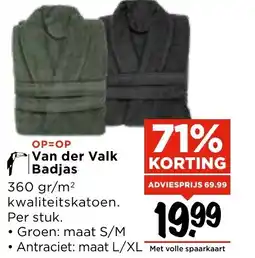 Vomar Voordeelmarkt Van der Valk Badjas aanbieding