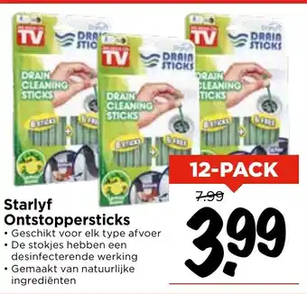 Vomar Voordeelmarkt Starlyf Ontstoppersticks aanbieding