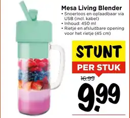 Vomar Voordeelmarkt Mesa Living Blender aanbieding