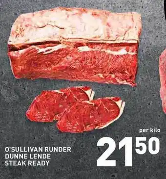 De Kweker o'sullivan runder dune lende steak ready aanbieding