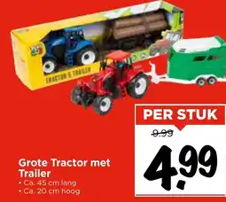 Vomar Voordeelmarkt Grote Tractor met Trailer aanbieding