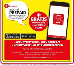 Kruidvat Kruidvat mobiel PREPAID aanbieding