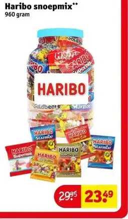 Kruidvat Haribo snoepmix** aanbieding