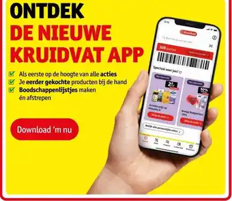 Kruidvat ONTDEK DE NIEUWE KRUIDVAT APP aanbieding