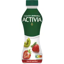 Albert Heijn Activia Drinkyoghurt kiwi & aardbei aanbieding