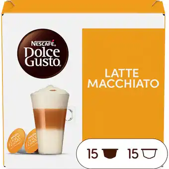 Albert Heijn Nescafé Dolce Gusto Latte macchiato capsules aanbieding