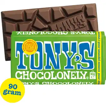 Albert Heijn Tony's Chocolonely Reep puur amandel zeezout aanbieding