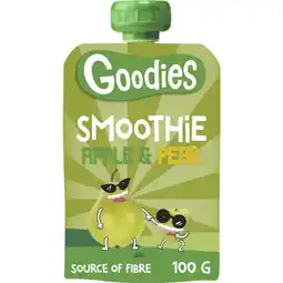 Albert Heijn Goodies Knijpfruit smoothie appel & peer 3+ aanbieding