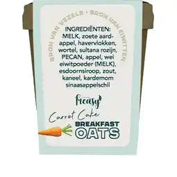 Albert Heijn Freasy Carrot cake breakfast oats aanbieding