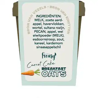 Albert Heijn Freasy Carrot cake breakfast oats aanbieding