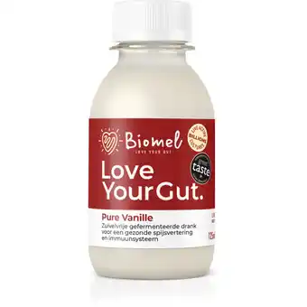 Albert Heijn Biomel Love your gut pure vanilla aanbieding