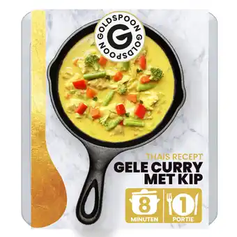 Albert Heijn Goldspoon Gele curry met kip aanbieding