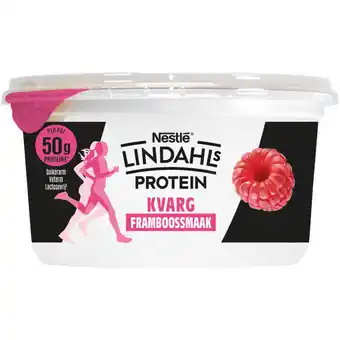 Albert Heijn Lindahls Protein kvarg framboossmaak aanbieding