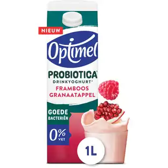 Albert Heijn Optimel Probiotica drinkyoghurt framboos aanbieding