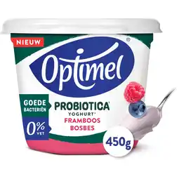 Albert Heijn Optimel Probiotica yoghurt framboos bosbes aanbieding