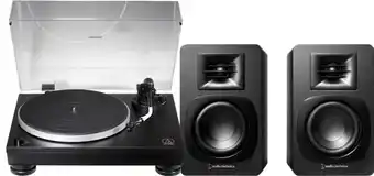 Coolblue Audio Technica AT-LP5X + Audio-Technica ATH-SP3X Zwart aanbieding