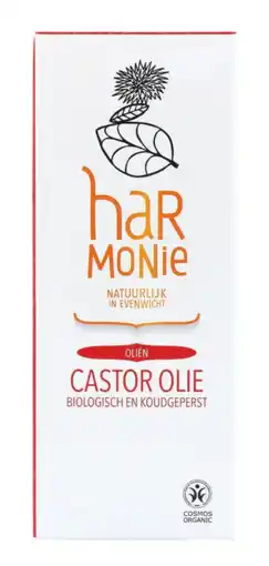De Online Drogist Harmonie Castor Olie Bio aanbieding