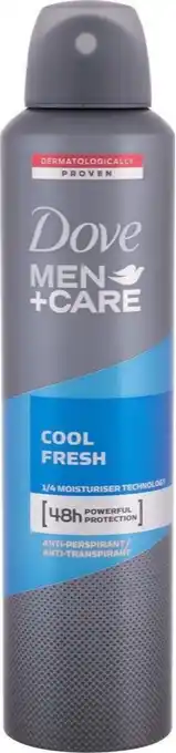 De Online Drogist Dove Men+Care Cool Fresh Deodorant Spray aanbieding