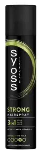 De Online Drogist Syoss 3in1 Strong Hairspray Hold 4 aanbieding