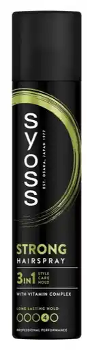 De Online Drogist Syoss 3in1 Strong Hairspray Hold 4 aanbieding