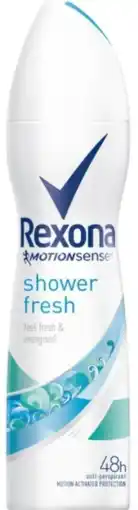 De Online Drogist Rexona Shower Fresh 48H Anti-Transpirant Deodorant aanbieding