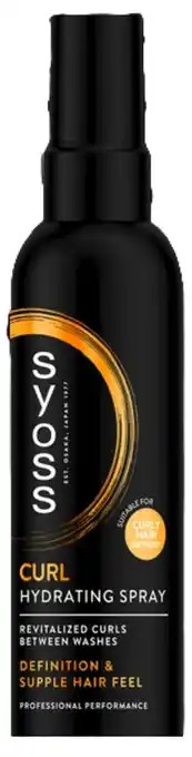 De Online Drogist Syoss Curl Hydrating Spray aanbieding